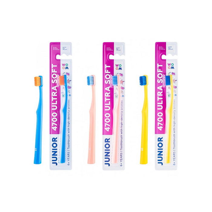 WOOM dantų šepetėlis Junior 4700 ultra soft