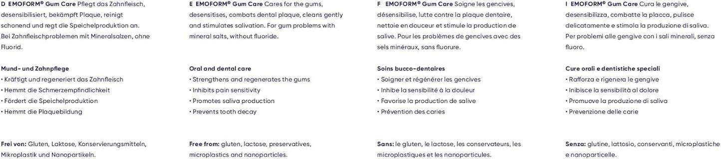 EMOFORM Gum Care dantų pasta