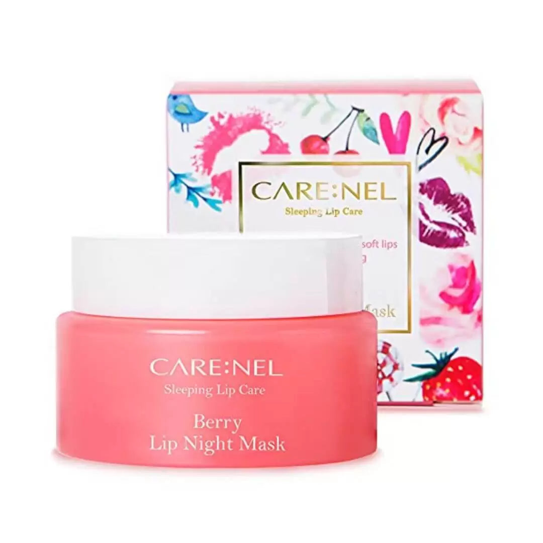 Carenel Berry naktinė lūpų kaukė 5g