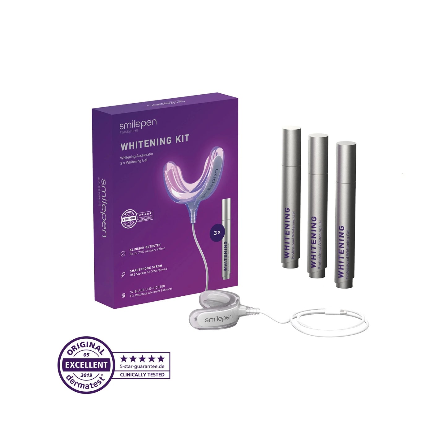 Smilepen Whitening Kit dantų balinimo rinkinys