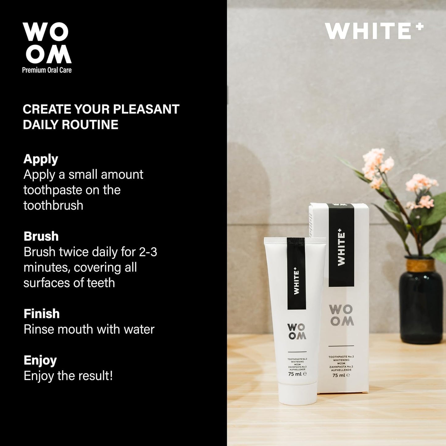Dantų pasta WOOM WHIT +