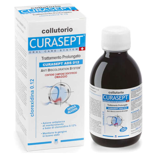 Curasept ADS burnos skalavimo skystis su 0,12%  chlorheksidino