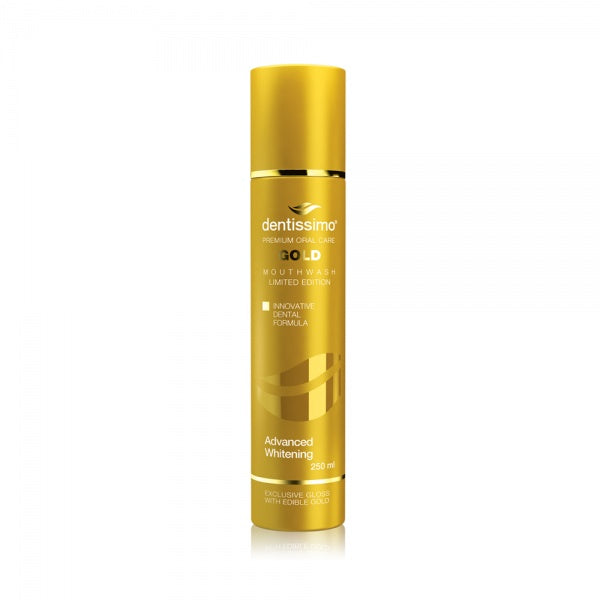 Skalavimo skystis DENTISSIMO Advanced Whitening Gold, 250 ml