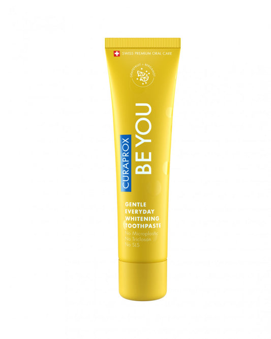 Curaprox BE YOU, kasdieninė, balinanti dantų pasta, su hidroksilapatitu, ksilitoliu, 950 ppm fluoro, skirtingų skonių 60ml